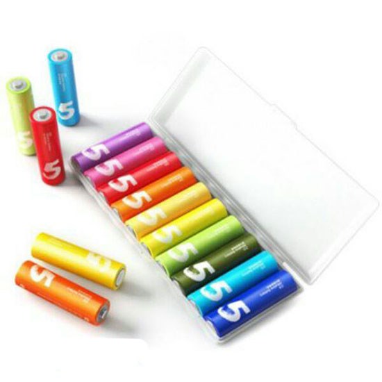 باتری قلمی آلکالاین و معمولی AA شیائومی Rainbow Zi5 10Pcs153476
